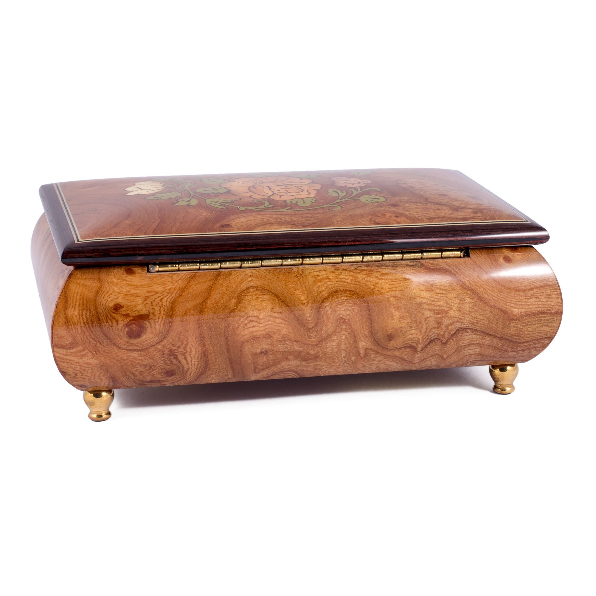 Amazon.co.jp: フローラルインレーライトバールウッドイタリア製手作り